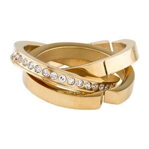 Vita Fede Gold Crystal Cassio Pave Ring